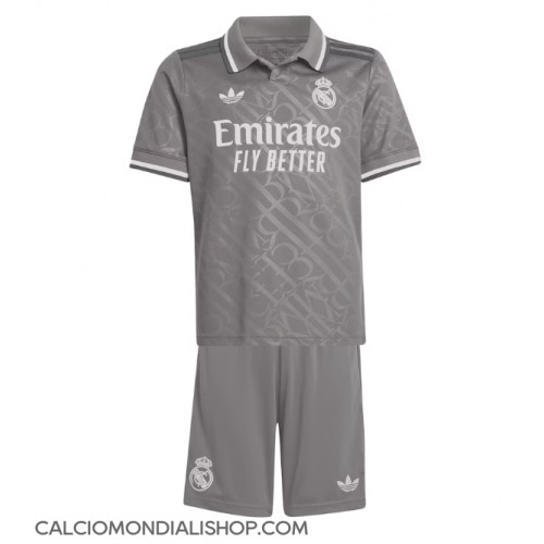 Maglie da calcio Real Madrid Terza Maglia Bambino 2024-25 Manica Corta (+ Pantaloni corti)